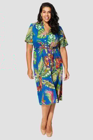 Robe chemise - Bleu marine