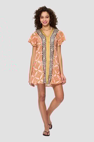 Robe trapèze - Beige