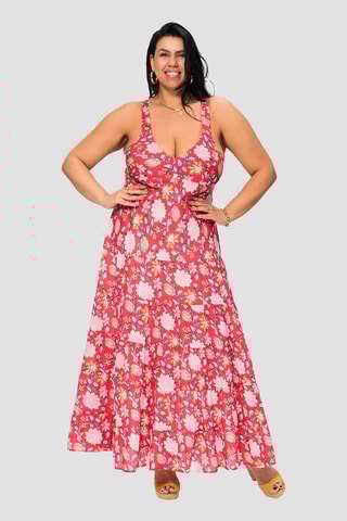 Robe longue - Rose