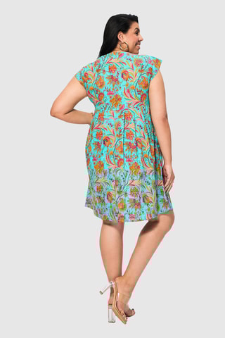 Robe patineuse - Turquoise