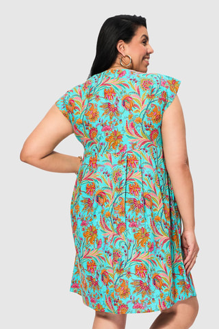 Robe patineuse - Turquoise
