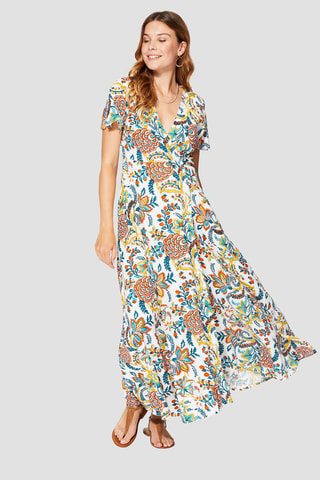 Robe longue - 
Blanc