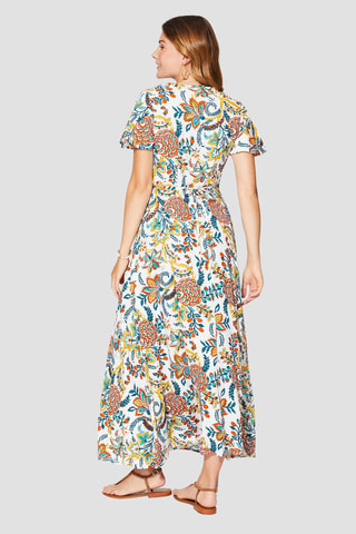 Robe longue - 
Blanc