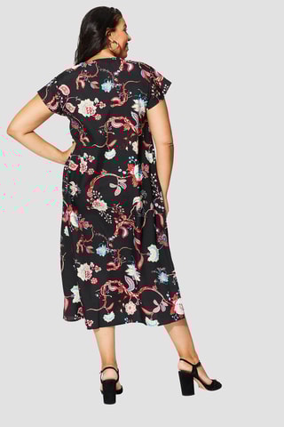 Robe longue - 
Noir