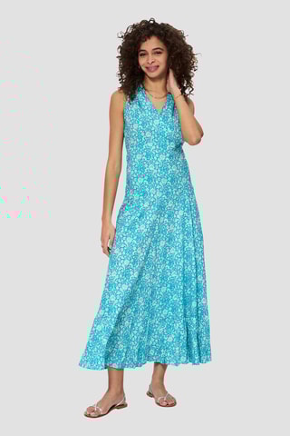 Robe longue - Turquoise