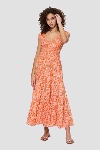 Robe longue - Orange