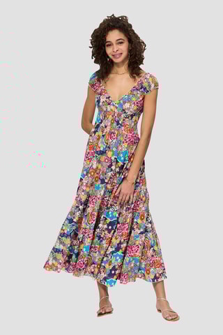 Robe longue - Multicolore