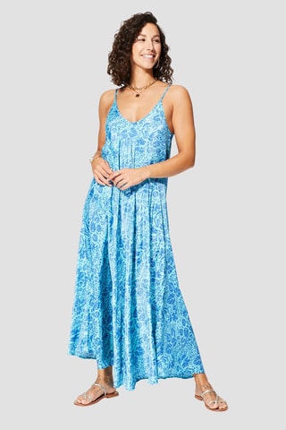 Robe  - Bleu et turquoise