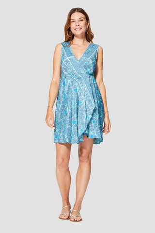 Robe  - Bleu et turquoise