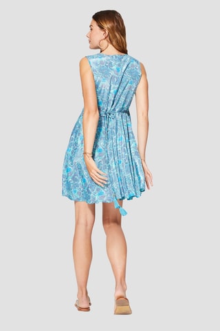 Robe  - Bleu et turquoise