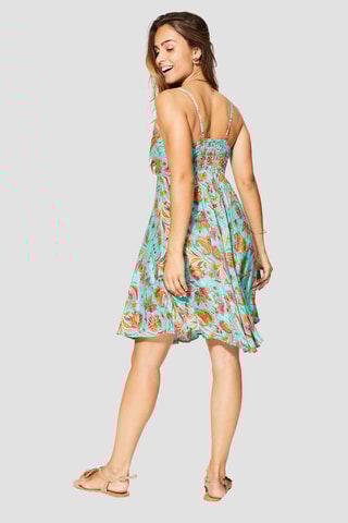 Robe courte - 
Turquoise