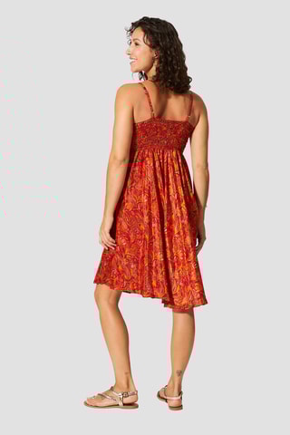 Robe droite - 
Rouge