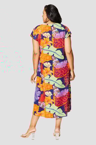 Robe midi - Orange