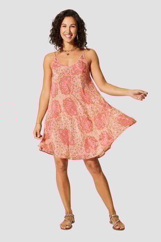 Robe volantée - Rose