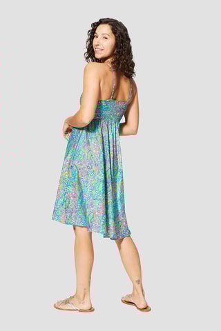 Robe - Vert et rose