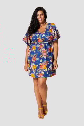 Robe - 
Bleu marine