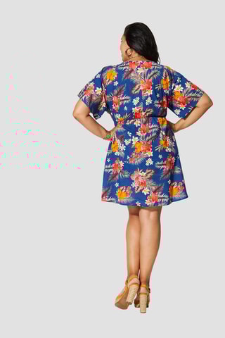 Robe - 
Bleu marine