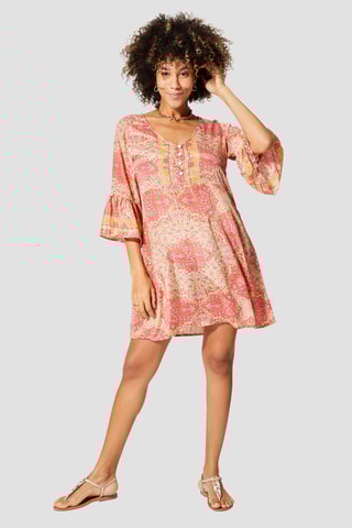 Robe courte - 
Rose