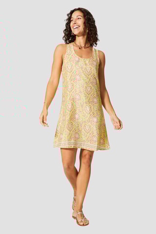 Robe  - Jaune et rose