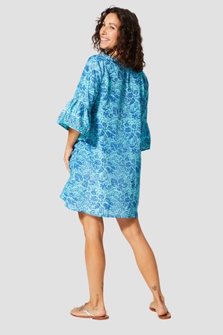 Robe  - Bleu et turquoise