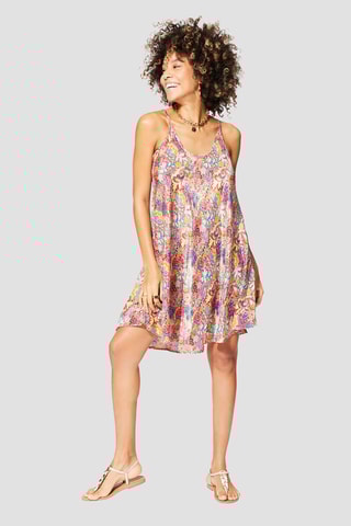 Robe courte - 
Rose