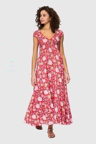 Robe volantée - Rose