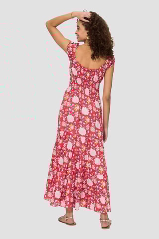 Robe volantée - Rose
