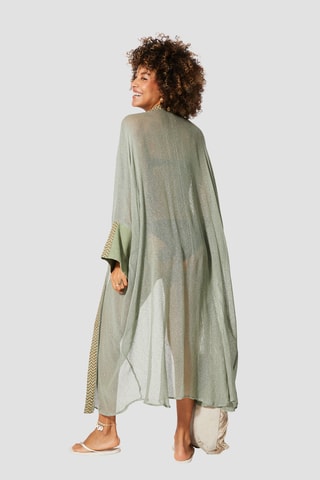 Kimono de plage - Kaki