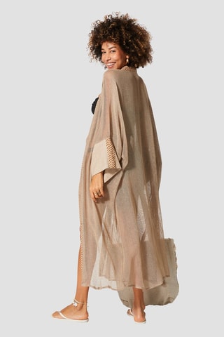 Kimono de plage - Beige