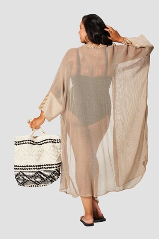 Kimono de plage - Beige