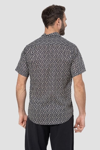 Chemise - Bleu marine et écru