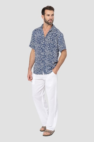Chemise - Bleu marine et blanc
