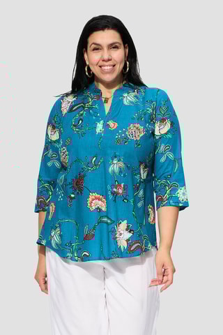 Blouse - Bleu pétrole