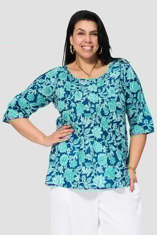 Blouse - Bleu