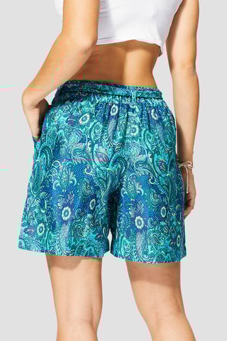 Short - Bleu marine et turquoise