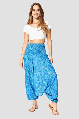 Sarouel 3-en-1 - Bleu et turquoise