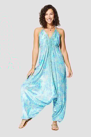 Combinaison - Turquoise et bleu