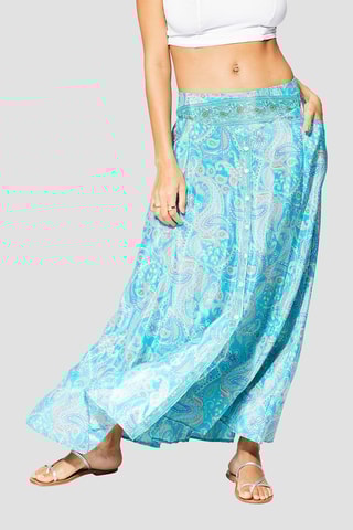 Jupe - Turquoise et bleu