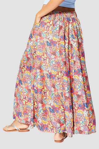 Jupe longue - Multicolore
