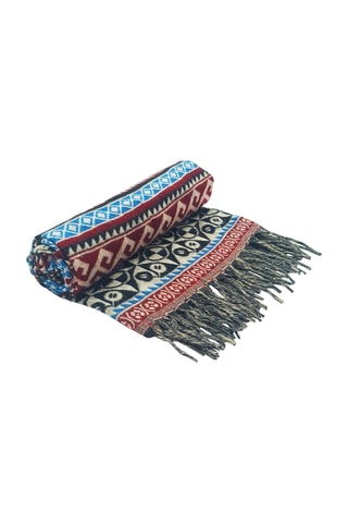 Foulard - Bleu et bordeaux