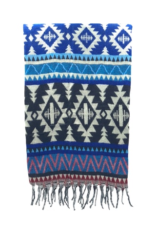 Foulard - Bleu et bordeaux