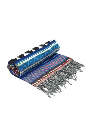 Foulard - Bleu et bordeaux