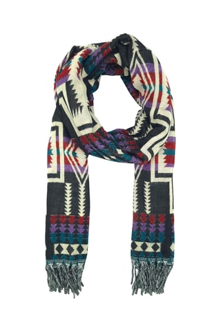 Foulard - Noir et écru