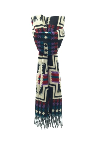 Foulard - Noir et écru