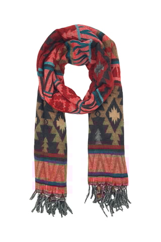 Foulard - Rouge et marron