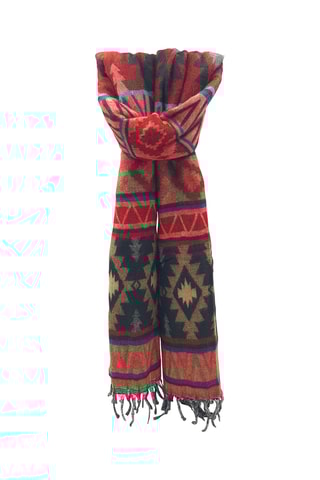 Foulard - Rouge et marron