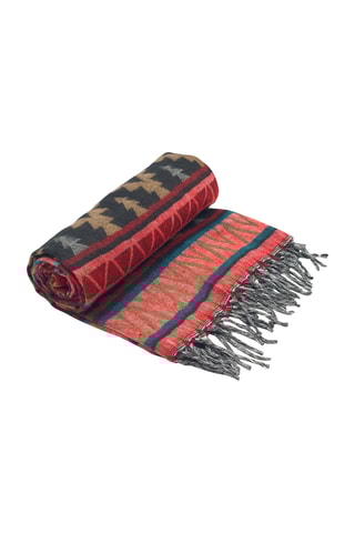 Foulard - Rouge et marron