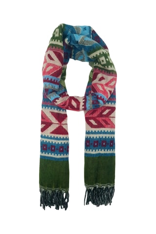 Foulard - Vert et bleu