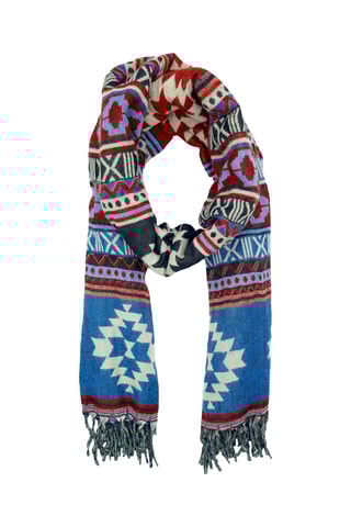 Foulard - Bleu et écru