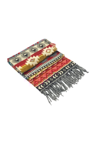 Foulard - Rouge et turquoise